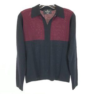 NWT Small Como Sport Italian Wool Golf Sweater